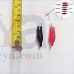 OkaeYa Alligator Clip 10Pcs - 45 mm Medium Size Red And Black Crocodile Clips Test Leads