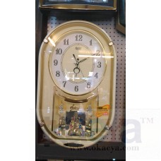 OkaeYa antic oval wall clock 