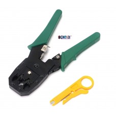 OkaeYa -Crimping Tool Dual Type-RJ45 & RJ12 Networking Lan Cable Cutter