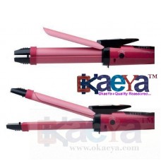 OkaeYa Nova 2 In 1 Hair Beauty Set Curler And Straightener NHC-1818SC - color may vay