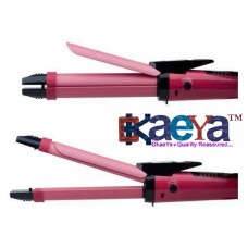 OkaeYa Nova 2 In 1 Hair Beauty Set Curler And Straightener NHC-1818SC - color may vay