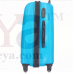 OkaeYa Safari Poly-carbonate 4 wheel Trolley Luggage (DELTA DAZZLING BLUE_65) 