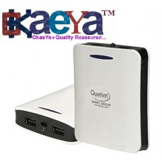 OkaeYa QUANTUM QHM10400 (10400MAH) QHMPL MOBILE POWER BANK 2 Usb Ports