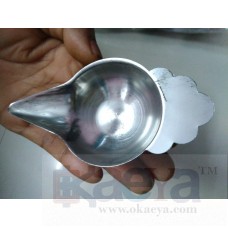 OkaeYa Stainless Steel Pooja ki deep, Diya