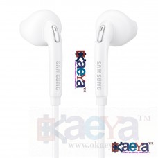 OkaeYa 3.5MM Earphones With Mic & Volume Controller for Android/iOS Devices (White)