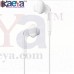 OkaeYa 3.5MM Earphones With Mic & Volume Controller for Android/iOS Devices (White) (For Members Only)
