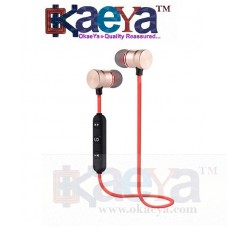 OkaeYa Wireless Bluetooth Earphone With Magnetic Locking Design (Color May Vary)