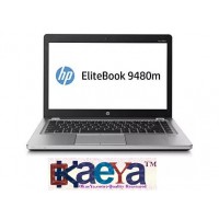 OkaeYa Certified Refurbished laptop Hp EliteBook 9480m Folio series laptop, ultraslim metal body, 14 inch, i5, 4th Generation, 4GB/320GB With 1 Year Warranty