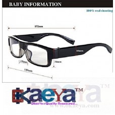 OkaeYa HD camera eye-wear Spectacles Spy Camera Full Frame Hidden Cam Video Camcorder