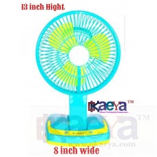 OkaeYa Nishika-009 EMERGENCY PORTABLE LIGHT + FAN - RECHARGEABLE FAN + LIGHT