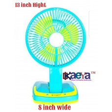 OkaeYa Nishika-009 EMERGENCY PORTABLE LIGHT + FAN - RECHARGEABLE FAN + LIGHT