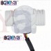 OkaeYa 3/4" External Threads 1-60L/Min Water Flow Sensor Flowmeter Water Control