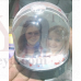 OkaeYa Plastic Snow Globe Photo Frame (Multicolour) 