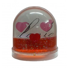 OkaeYa Plastic Snow Globe Photo Frame (Multicolour) 