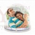 OkaeYa Plastic Snow Globe Photo Frame (Multicolour) 