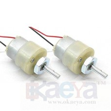 OkaeYa 12V DC 100 RPM Geared Motors