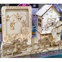 OkaeYa Wooden Good Luck Gift for Home and Office
