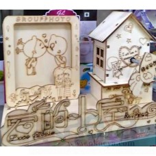 OkaeYa Wooden Good Luck Gift for Home and Office