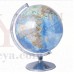 OkaeYa Political Laminated Cartography 12 Inch Educational Globe with Steel Finish Arc 