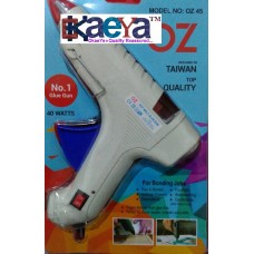 OKaeYa 40w 40 Watt Hot Melt Glue Gun Coated Nozzle With FREE 5 Glue Sticks - 6 inch(40w Gluegun)