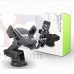 OkaeYa Car Quick One Touch 360 Adjustable 3-in-1 Car Mount Holder for All Smartphones (Pro Series, Black)