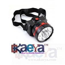 OkaeYa 5-Watt Rechargeable LED Head Lamp (Black)