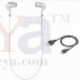 OkaeYa Bluetooth Headphone, Headset and Earphone x12 (White-Grey, Bluetooth 4.1)