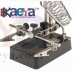 OkaeYa LED Light Soldering Helping Hands Magnifier Station with Clamp and Clips