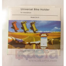 OkaeYa Secure Grip & Largest Clamp Universal Bike Holder for Smartphone CH-01