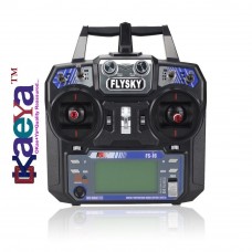 OKaeYa Fly Sky I6 (6 - Channel Transmitter And Receiver) / RC Remote for Quad rotor / FLY SKY 2.4G FS-i6 6 CH Channel Radio Model RC Transmitter Receiver Control