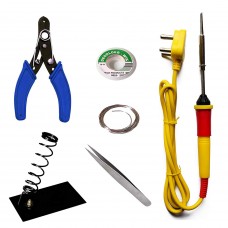 OkaeYa Beginners 6 in 1 Economy Soldering Iron Kit/Electric Soldering Iron Kit 6 in 1