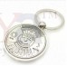 OkaeYa 50 Years Calender Silver Keychain