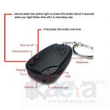 OkaeYa 808 Key Chain Digital Camera, Chain DVR WebCam Camcorder Video Recorder