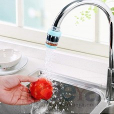 OkaeYa Kitchen Bathroom Faucet Extenders Water Saving Faucet Double Purifier Medical Stone Magnet Impurity Filter Faucet Accessories - Random Color