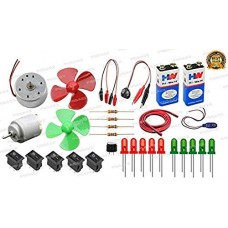 OkaeYa Electronics 30 Items Loose Parts Materials Science Project Kit