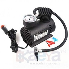 OkaeYa Foot Air Pump Compressor 12V Electric Car Bike Tyre Inflator