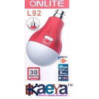 OkaeYa- Onlite L92 Bright White 30W A.C./D.C. 40 SMD LED Rechargeable Emergency Bulb (Set of 2 Bulbs)