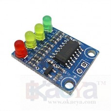 OkaeYa.com Four Battery Indicator LED Light XD-82B 12V Battery Level Indicator Module 