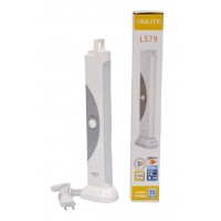 OkaeYa -Plastic Rechargable led tube emergency light (15w, white)