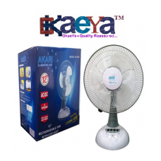 OkaeYa Rechargeable Fan with LED Light