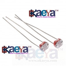 OkaeYa 10PCS x 5528 Light Dependent Resistor LDR 5MM Photoresistor wholesale and retail Photoconductive resistance for arduino