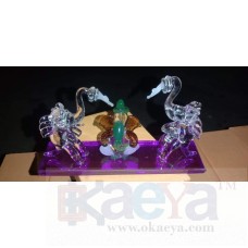 OkaeYa.com Double Elephant Lord Ganesha, Beautiful Gift Item for Couple