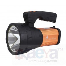 OkaeYa AKARI Plus AK-2025S 75 W Laser Led Rechargeable Search Light Torch with 2 Colour SOS Light & 28 Ultra Bright SMD