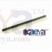 OkaeYa -10Pcs- (40x1) Pin Single Row Straight male header(Berg) and 10Pcs- (40x1) Female Pin Header Connector Strip