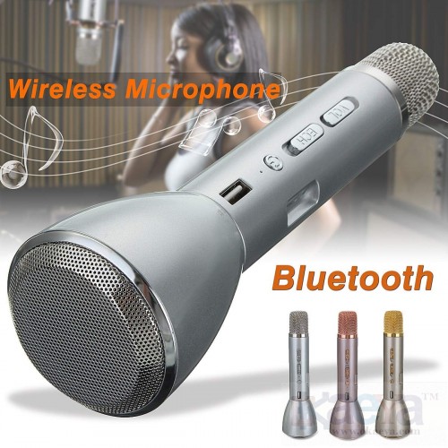 GENERICO Micrófono Inalámbrico Bluetooth Karaoke Led Ultravoice