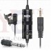 OkaeYa BY-M1 Omnidirectional Lavalier Microphone with 6 Meter Audio Cable and 1/4' Adapter Clip-On Mic for Smartphones, Canon, Nikon DSLR Cameras and Camcorders