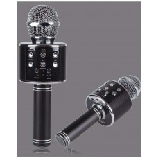 OkaeYa Wireless WS-858 Bluetooth Microphone Recording Condenser Handheld Stand (Multicolour)