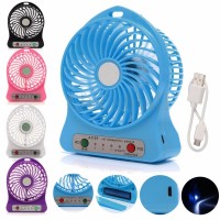 OkaeYa Mini Portable Usb Rechargeable 3 Speed Fan Colors May Vary