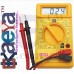 OkaeYa.com Digital Multimeter LCD AC DC Measuring Voltage Current (not for professional use) Colour may vary, Dt830D Digital Multimeter