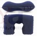 OkaeYa 3 in 1 Travel Selection Comfort Neck Pillow, Travel Eye Shade Mask, Ear Plugs,Suitable for Train Bus Fligh Car etc